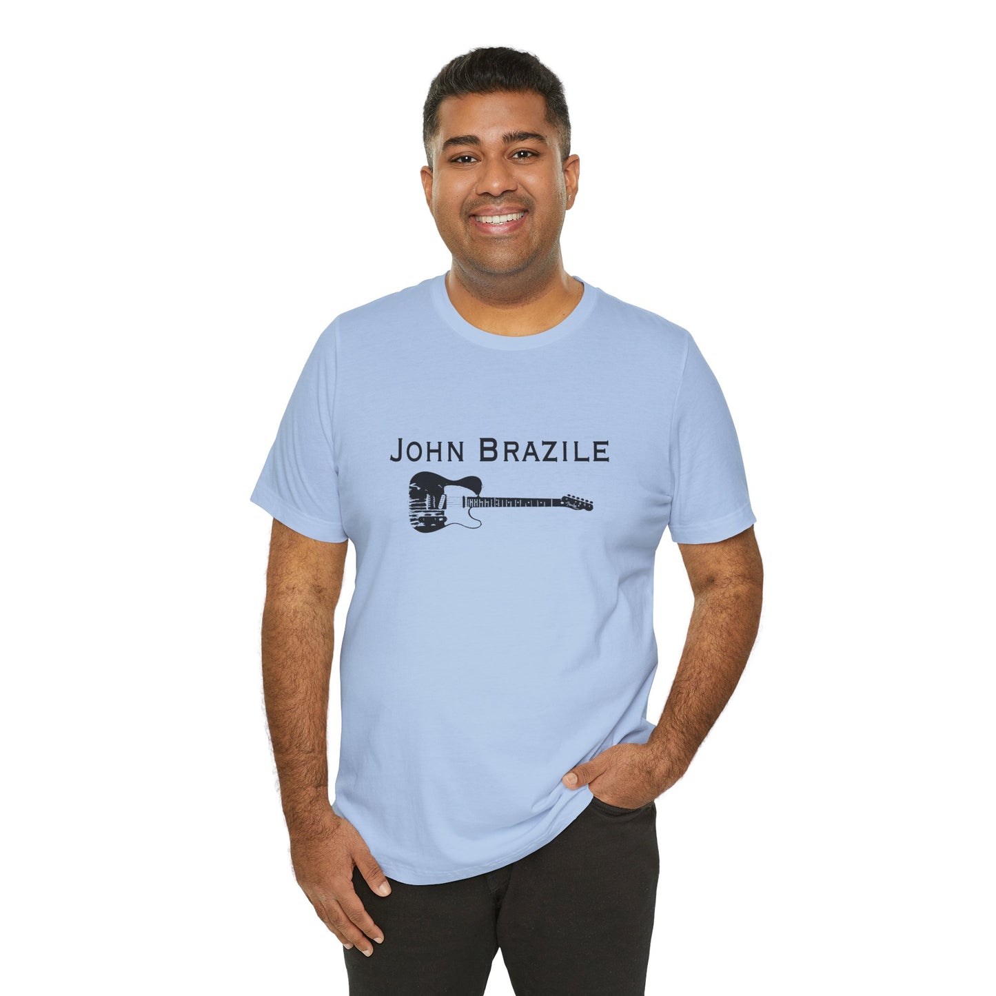 A Classic: The John Brazile Guitar Tee  - Unisex Jersey Short Sleeve