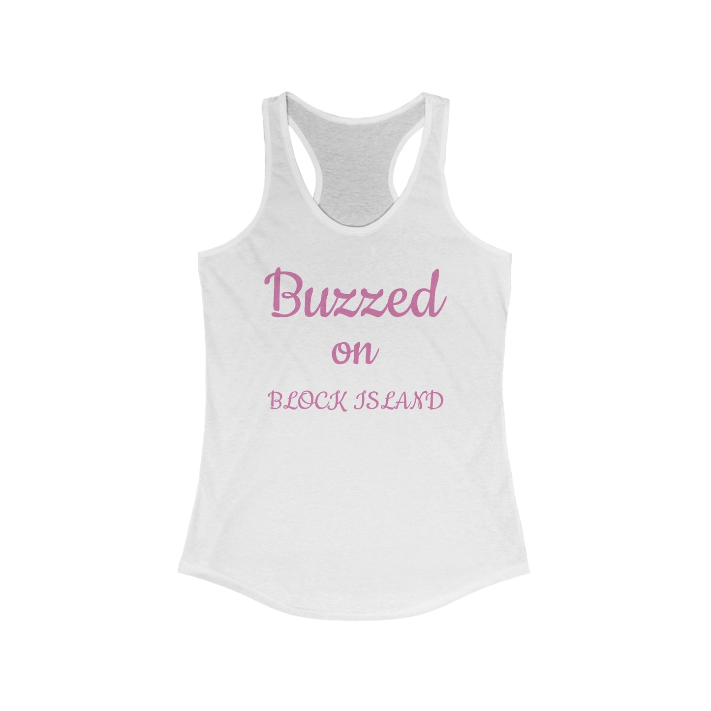 Buzzed on Block Island - Women's Racerback Tank