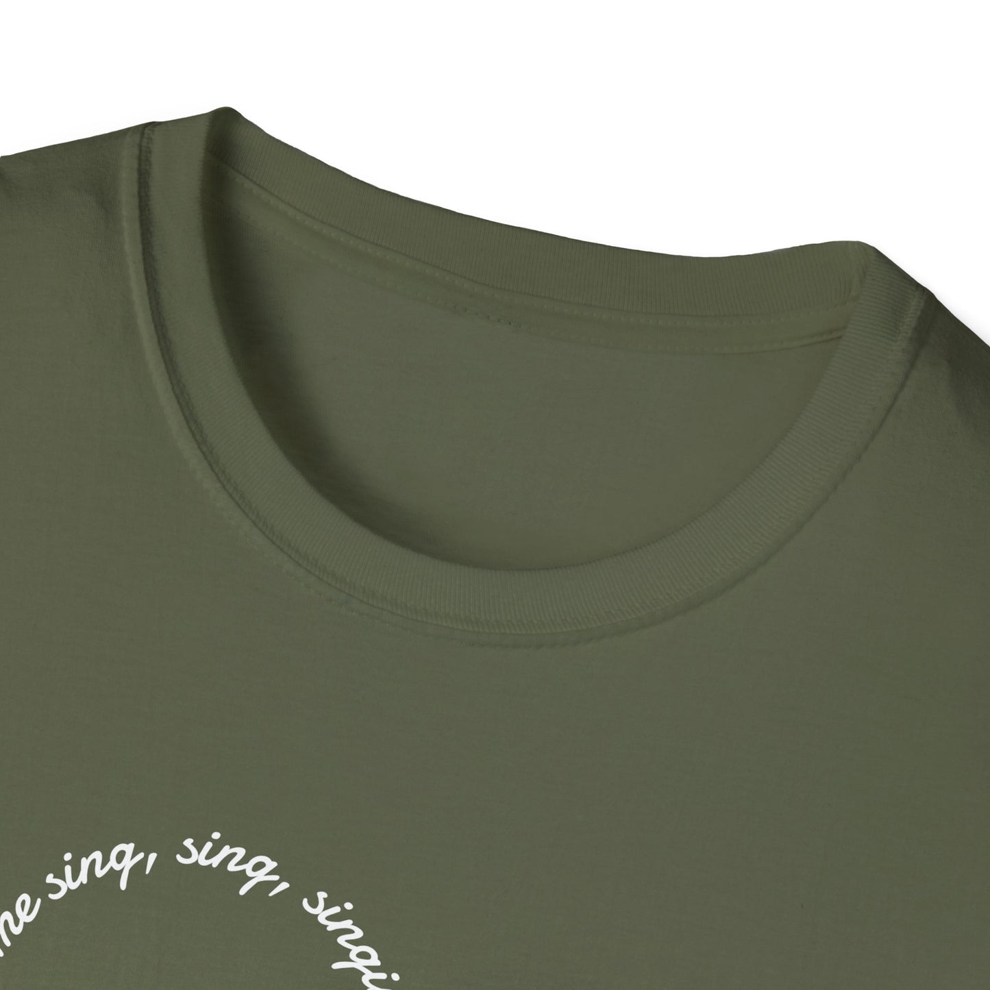 Can Always Tell "You Got Me Sing, Sing, Singin'" Outline Tee