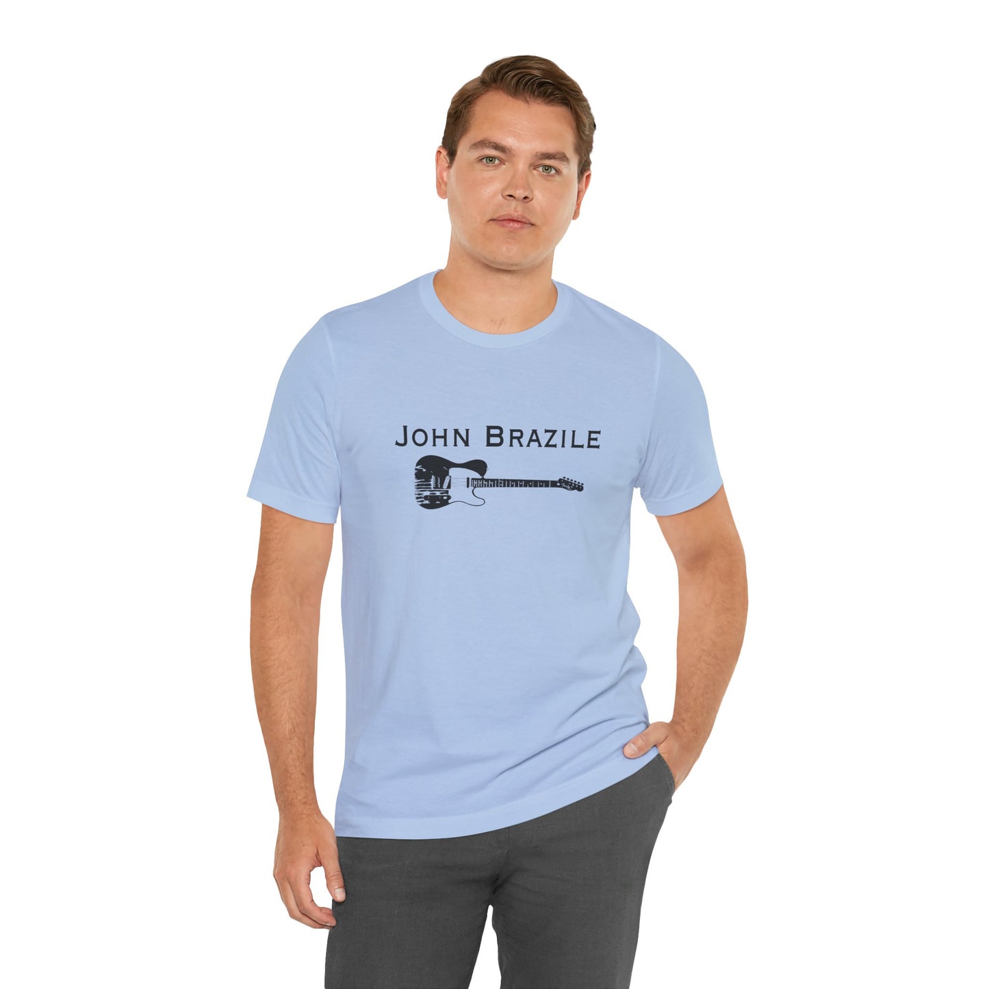 A Classic: The John Brazile Guitar Tee  - Unisex Jersey Short Sleeve