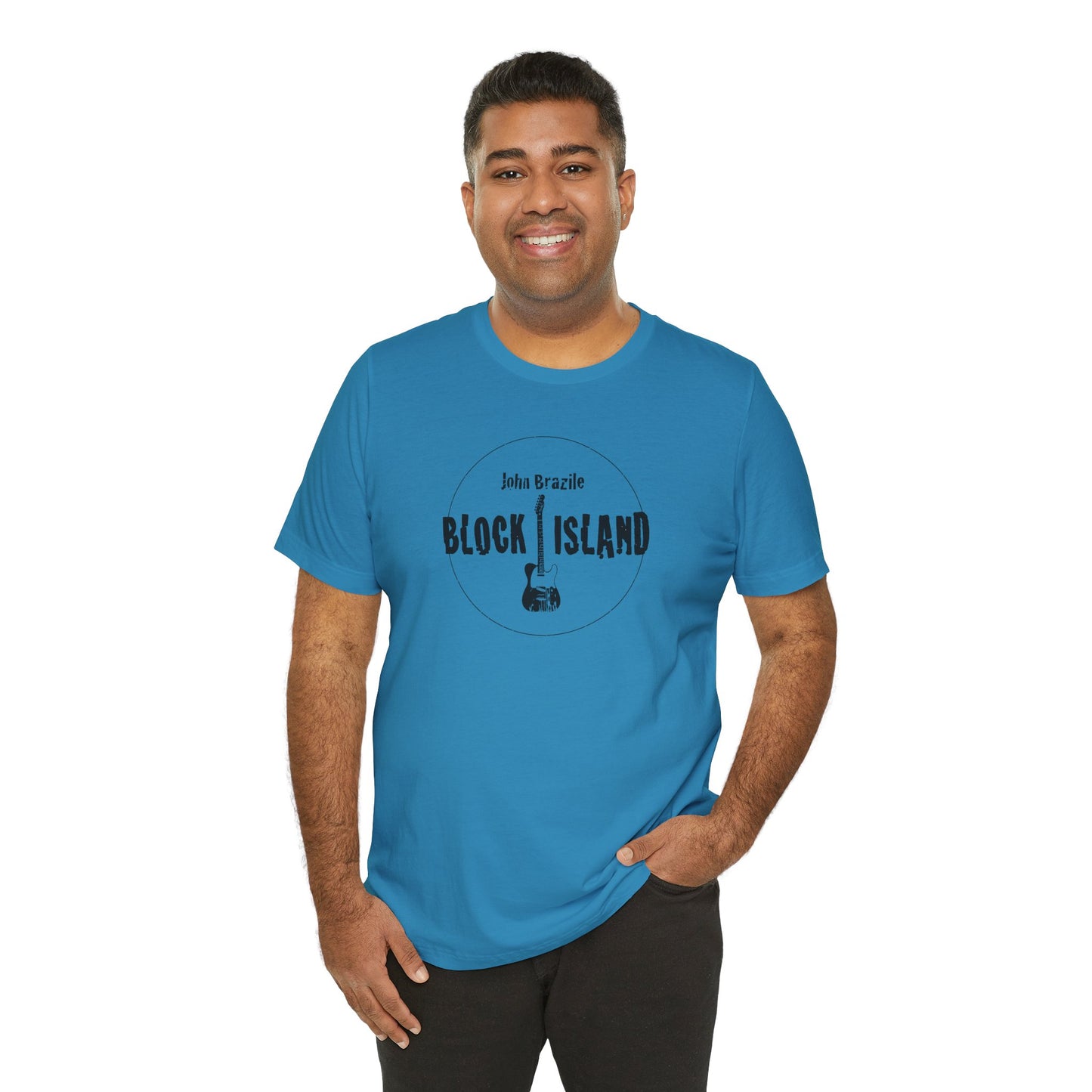Block Island John Brazile - Unisex Jersey Short Sleeve Tee