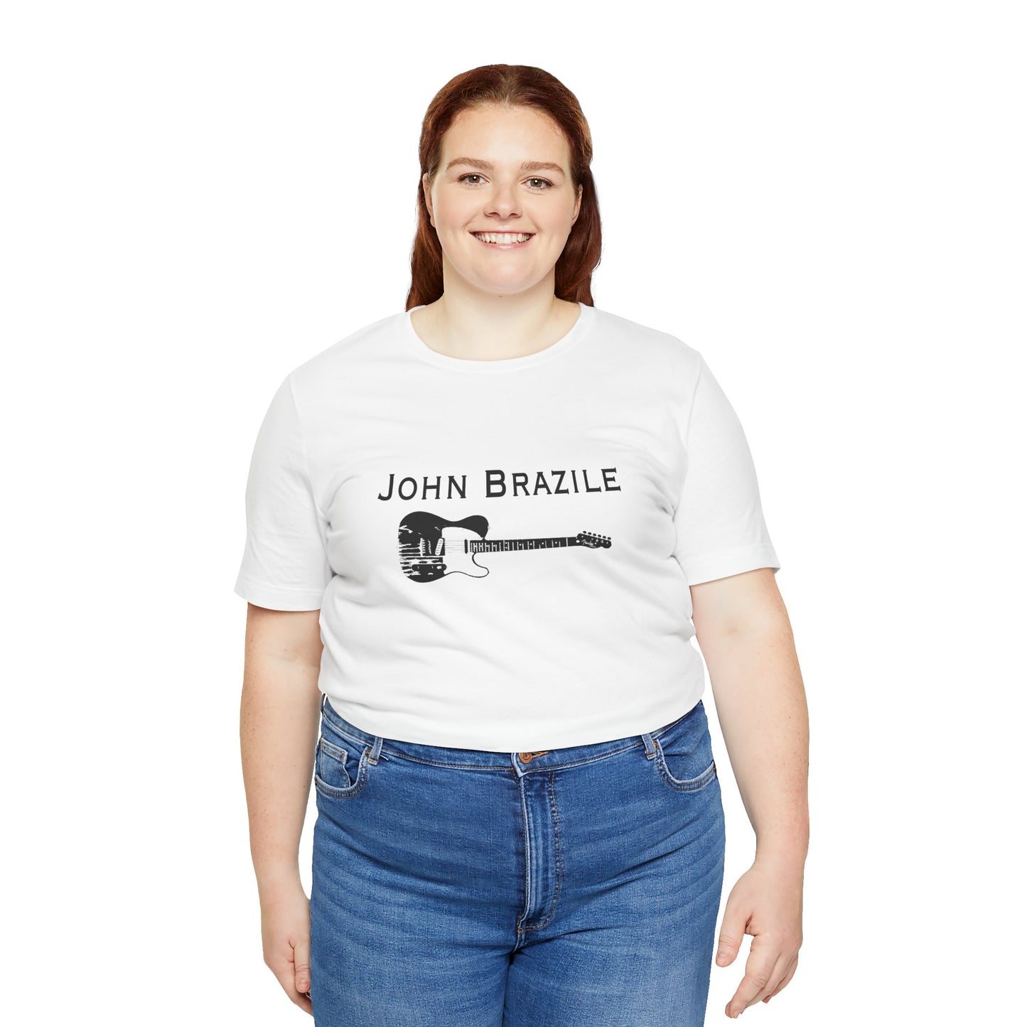A Classic: The John Brazile Guitar Tee  - Unisex Jersey Short Sleeve