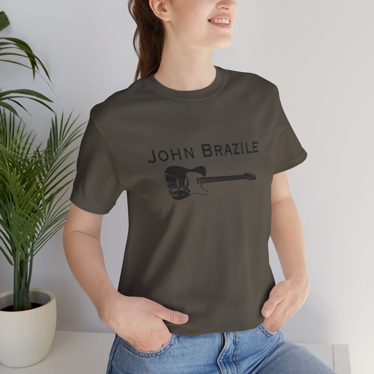 A Classic: The John Brazile Guitar Tee  - Unisex Jersey Short Sleeve