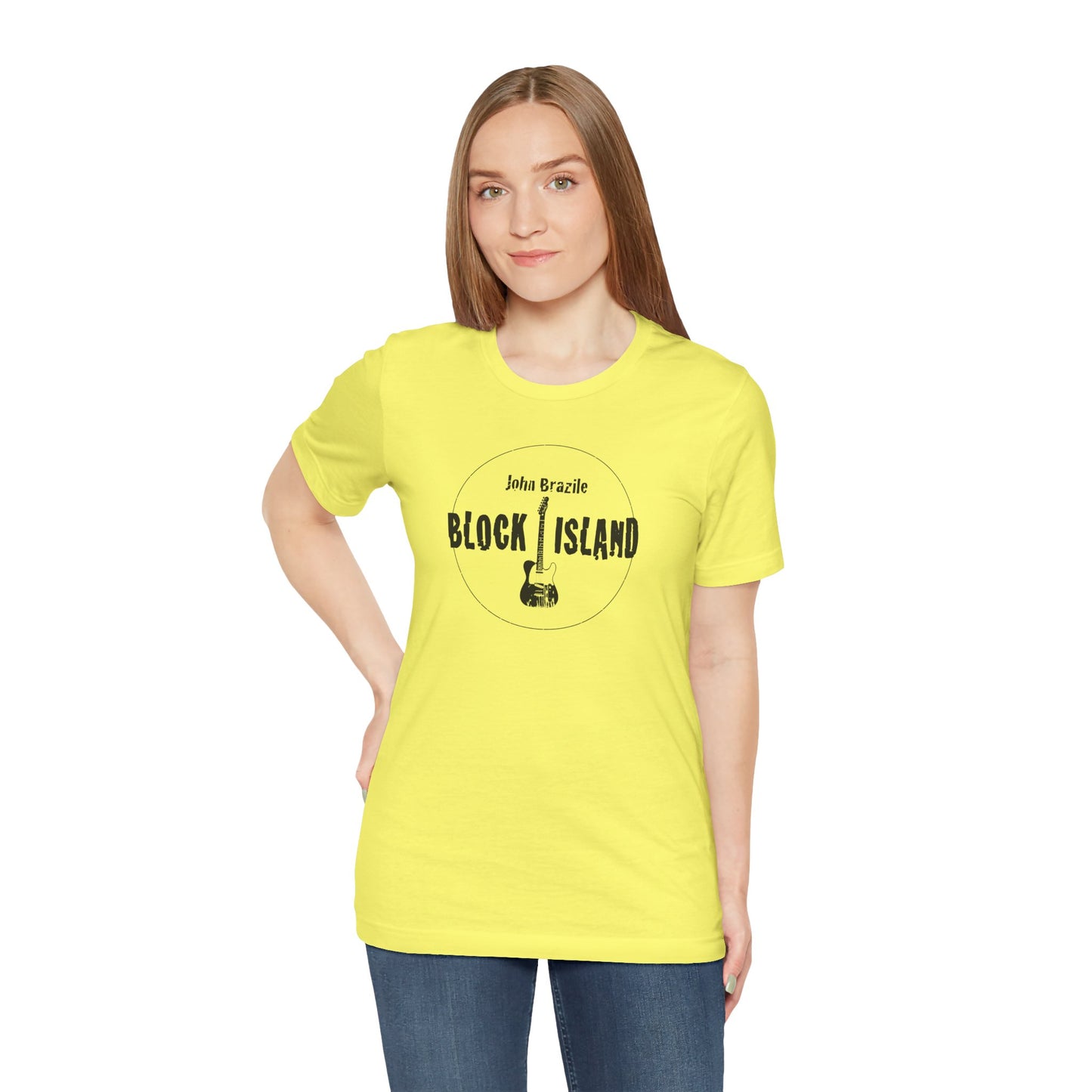 Block Island John Brazile - Unisex Jersey Short Sleeve Tee