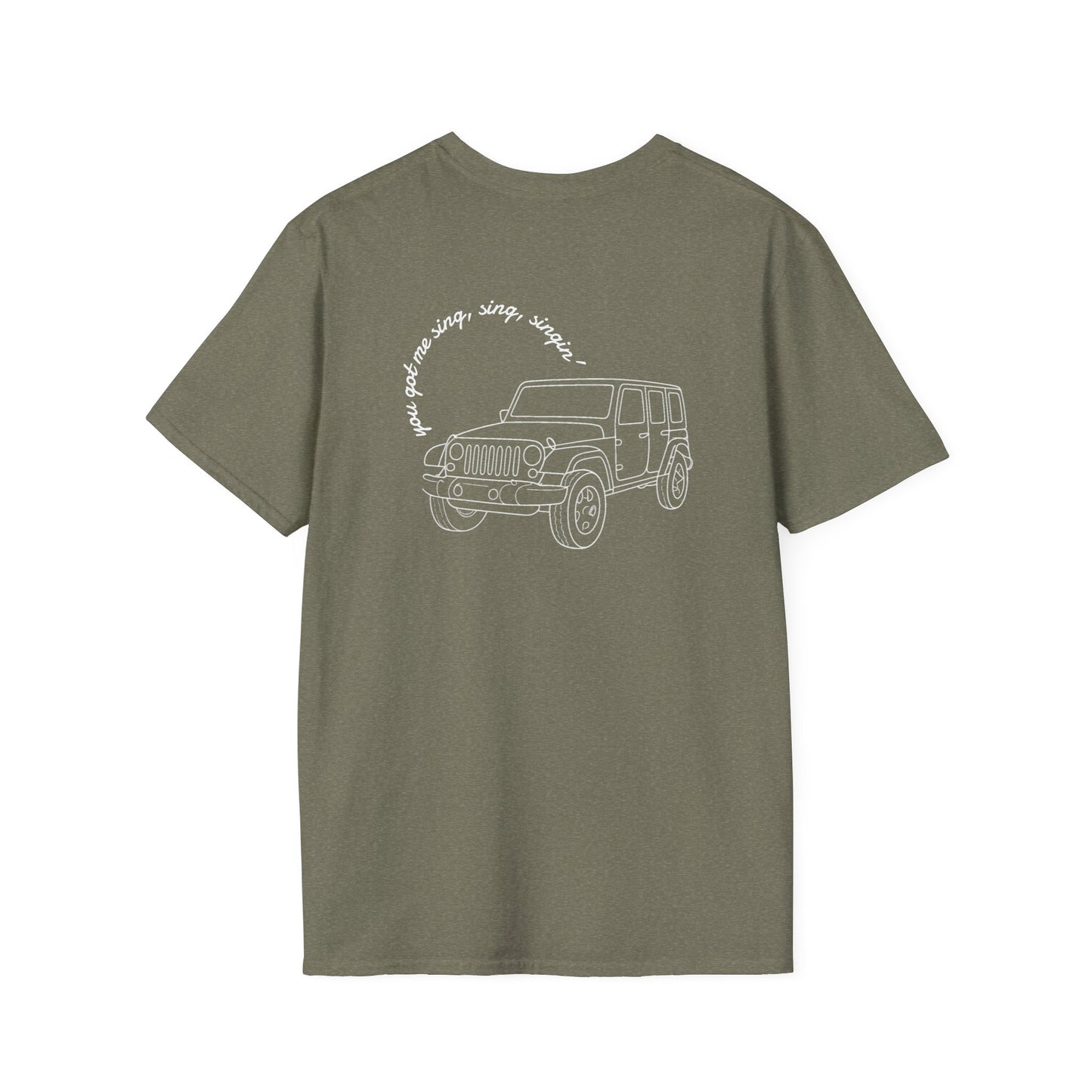 Can Always Tell "Play the Song / Sing, Singin'" Outline Tee