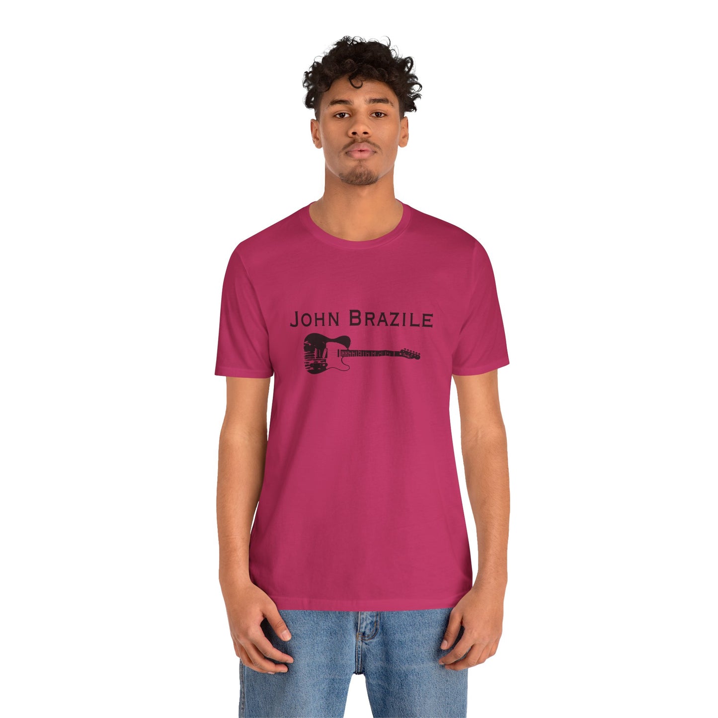 A Classic: The John Brazile Guitar Tee  - Unisex Jersey Short Sleeve