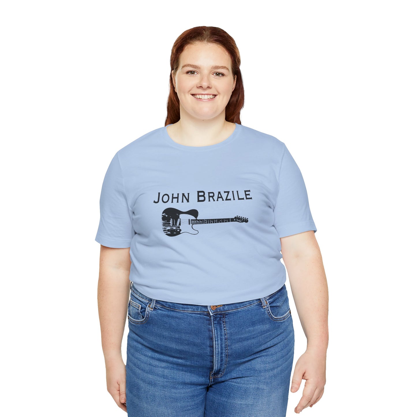 A Classic: The John Brazile Guitar Tee  - Unisex Jersey Short Sleeve