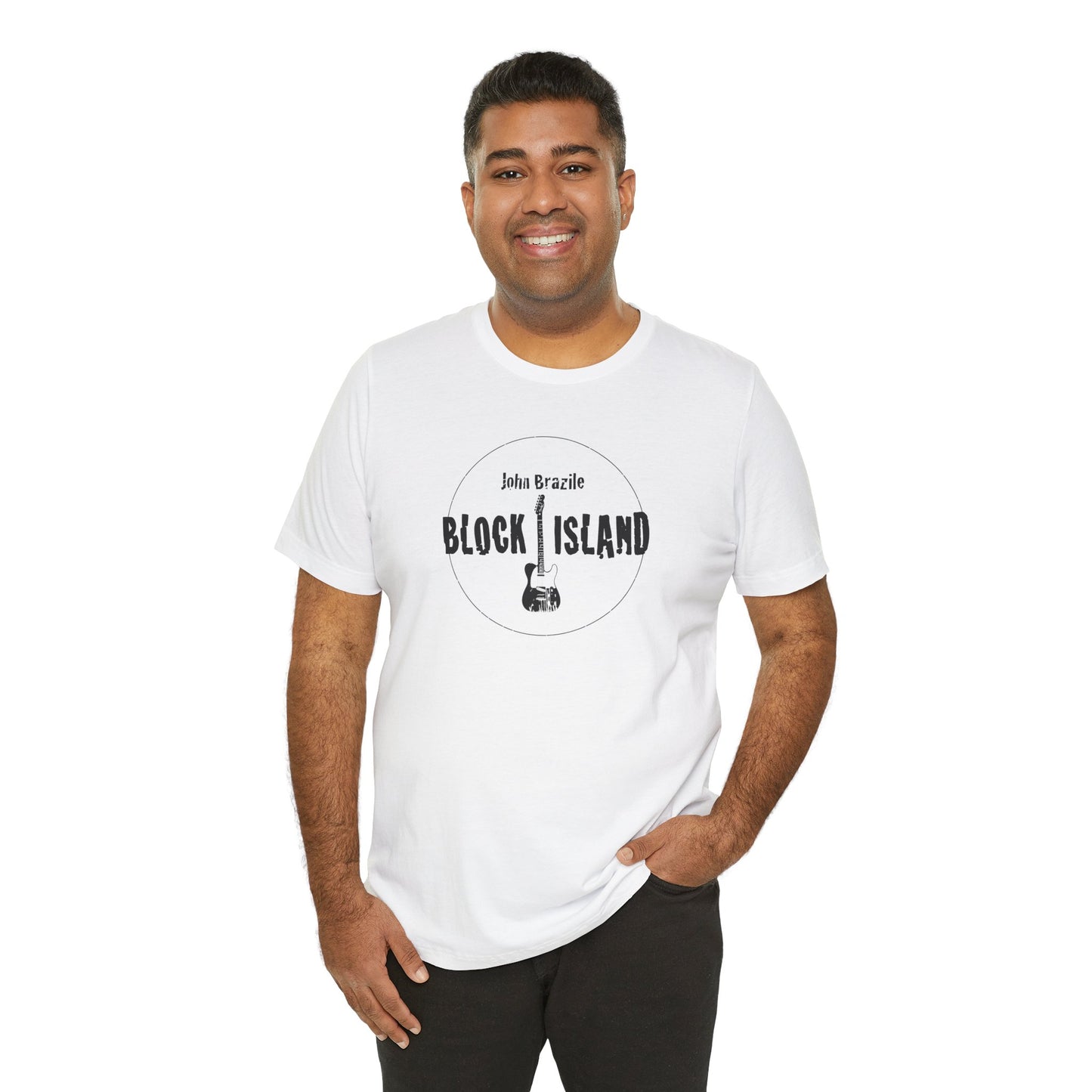 Block Island John Brazile - Unisex Jersey Short Sleeve Tee