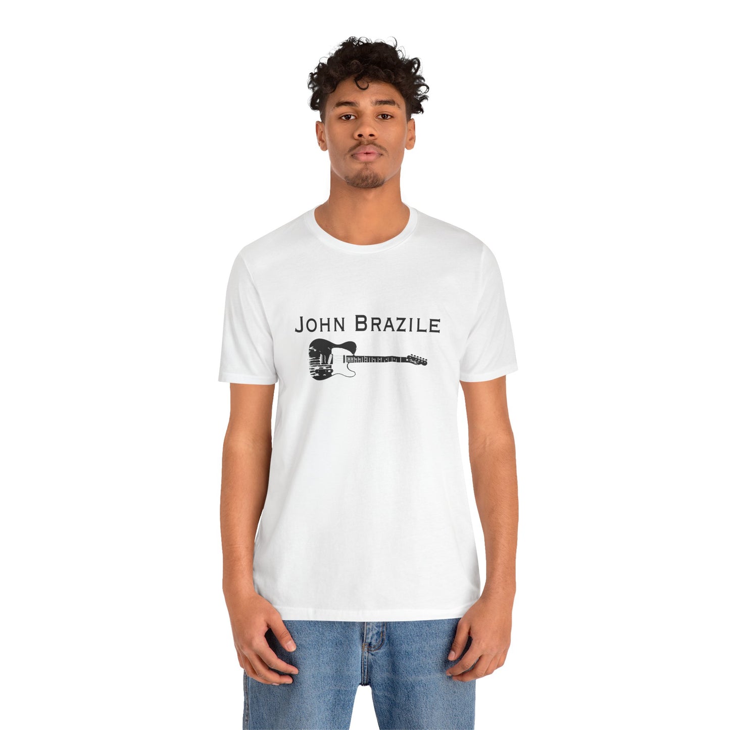 A Classic: The John Brazile Guitar Tee  - Unisex Jersey Short Sleeve