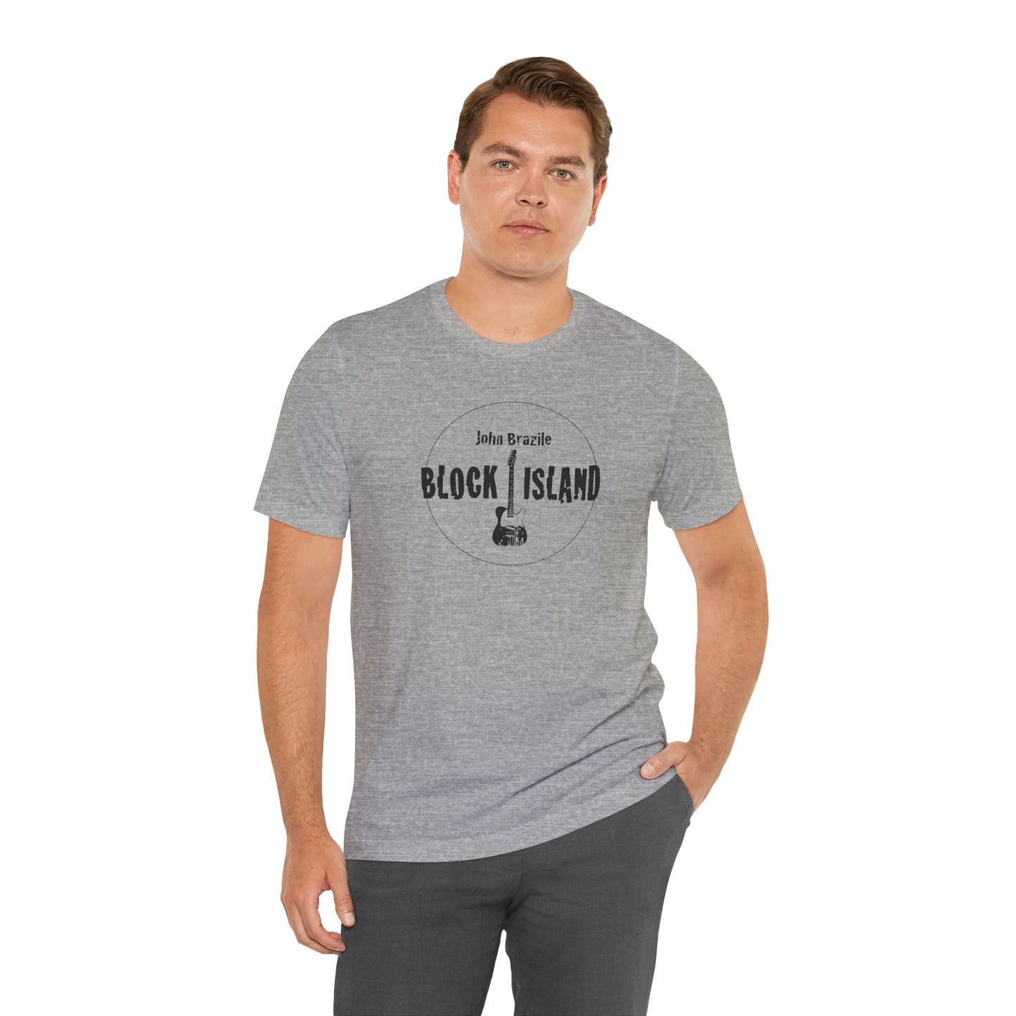 Block Island John Brazile - Unisex Jersey Short Sleeve Tee