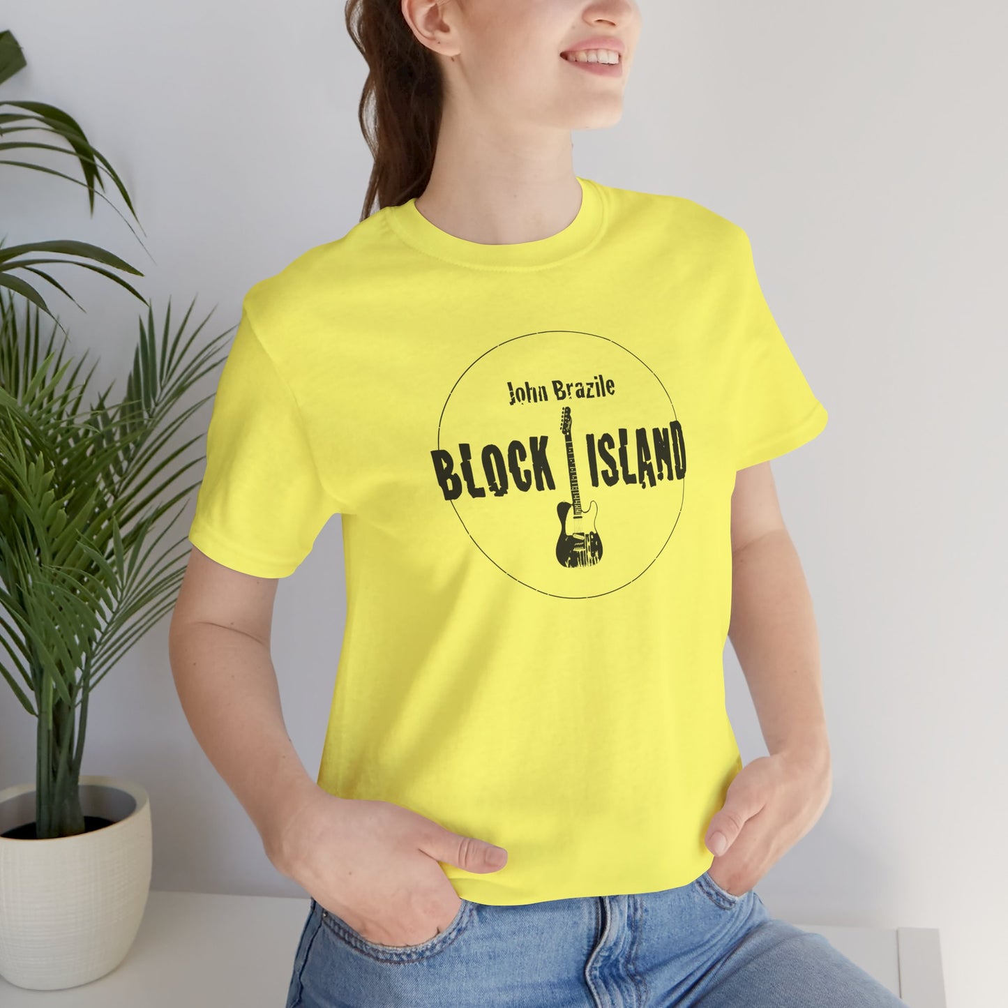 Block Island John Brazile - Unisex Jersey Short Sleeve Tee