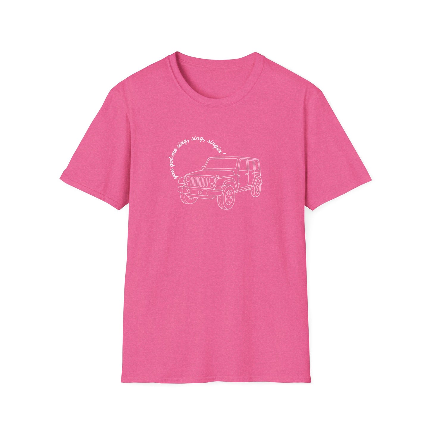 Can Always Tell "You Got Me Sing, Sing, Singin'" Outline Tee