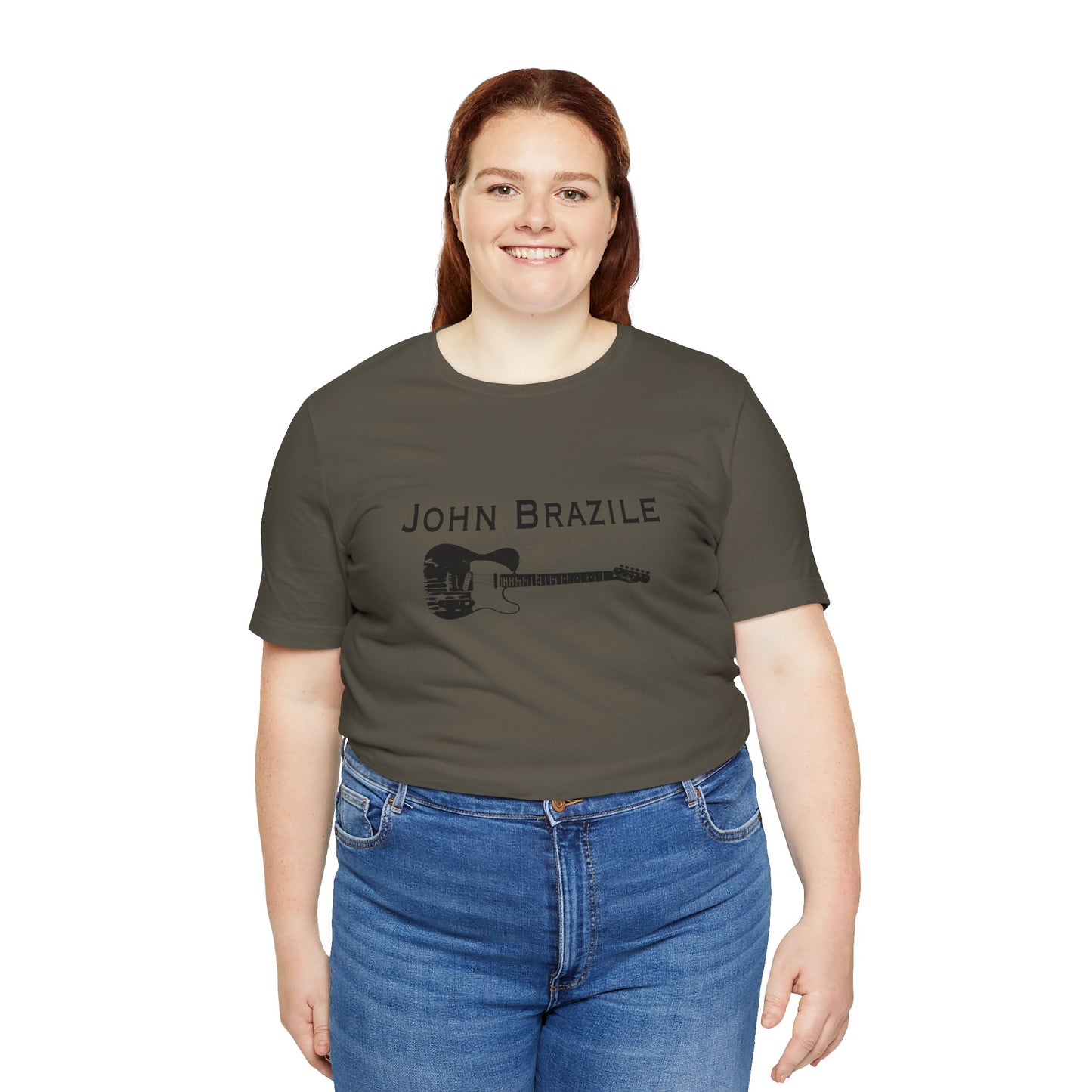 A Classic: The John Brazile Guitar Tee  - Unisex Jersey Short Sleeve