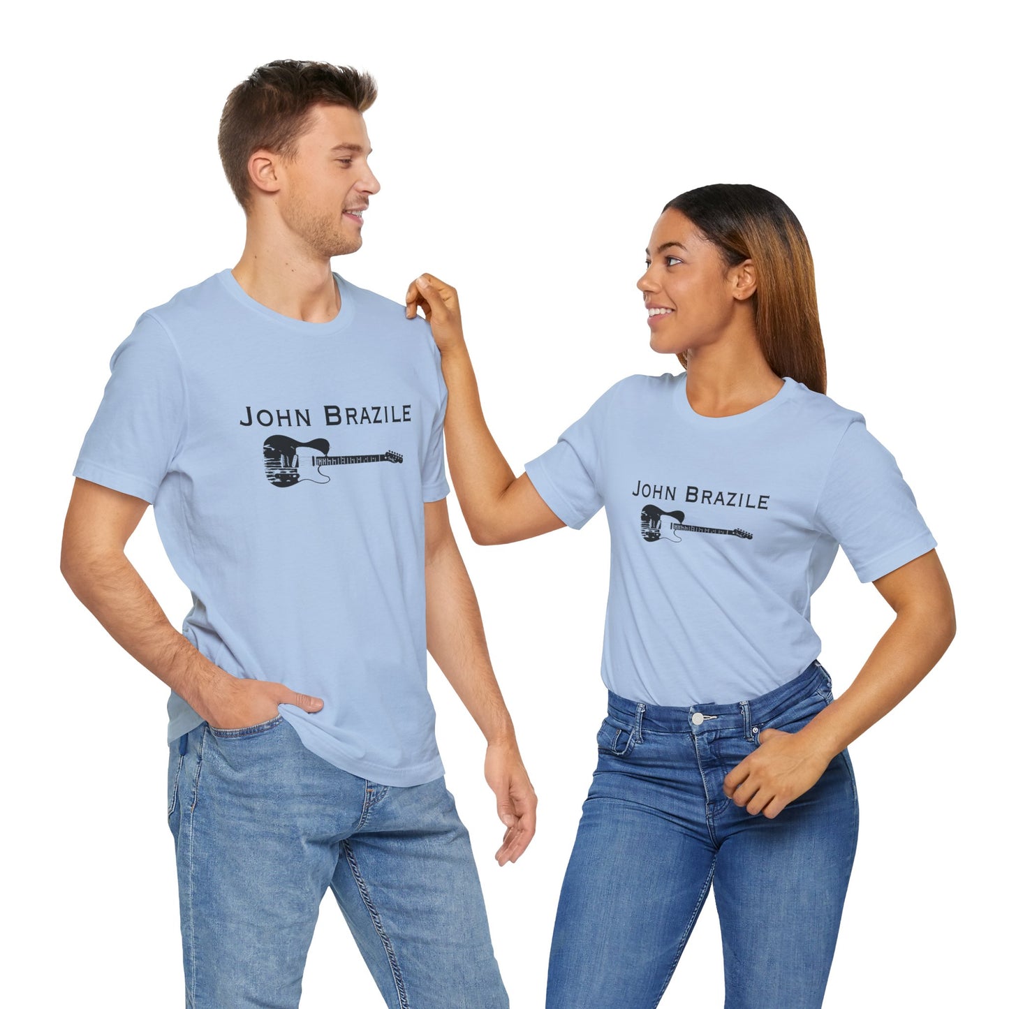 A Classic: The John Brazile Guitar Tee  - Unisex Jersey Short Sleeve