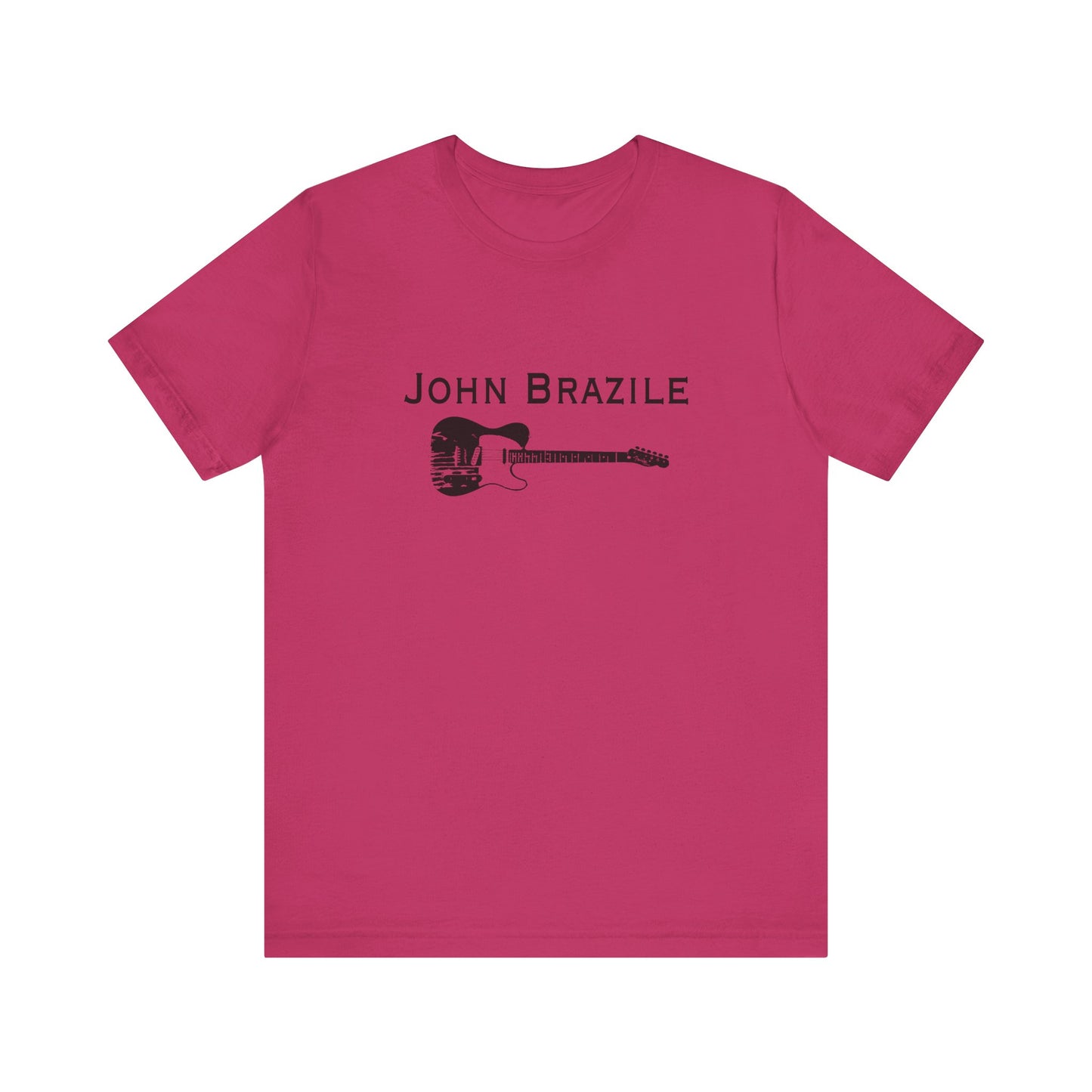 A Classic: The John Brazile Guitar Tee  - Unisex Jersey Short Sleeve