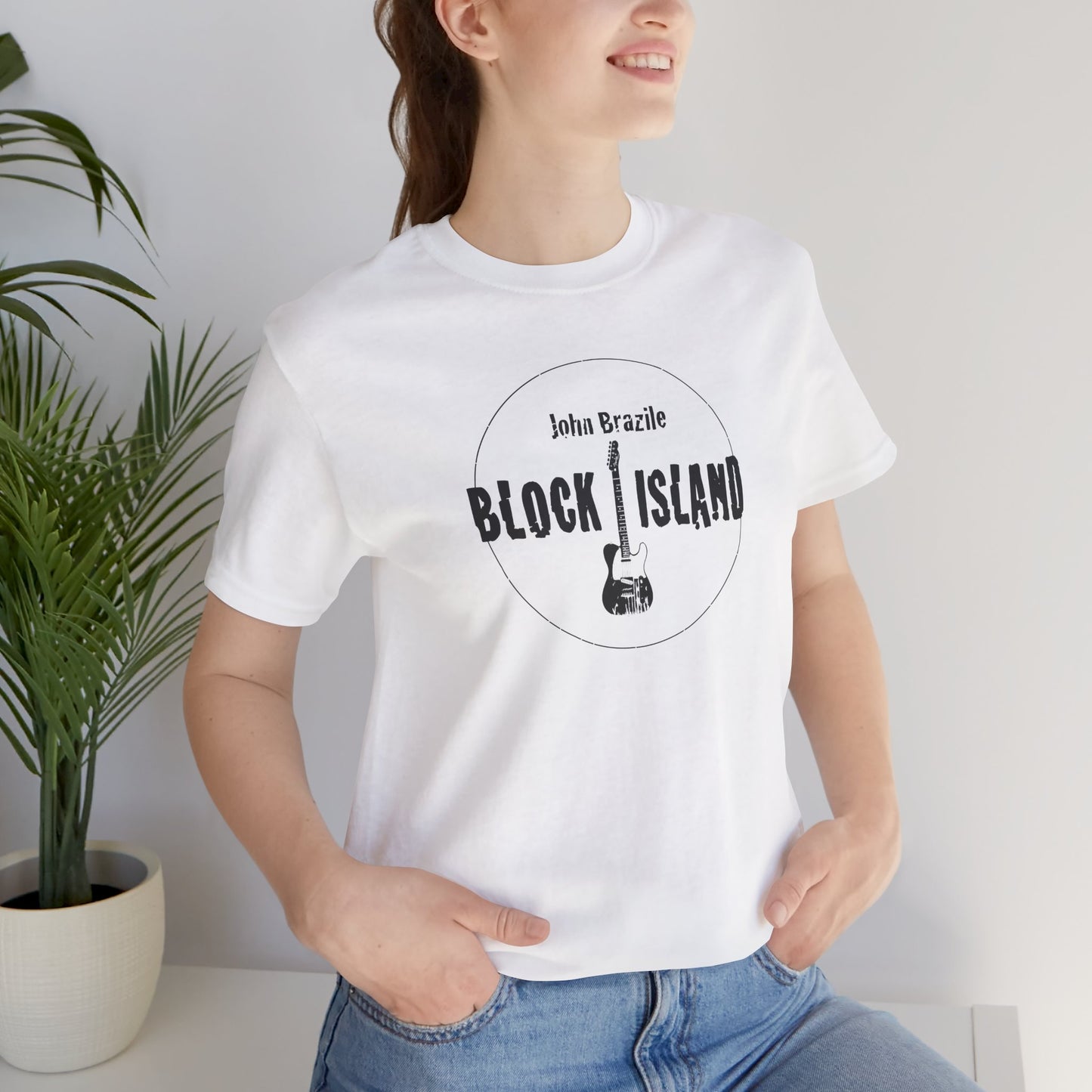 Block Island John Brazile - Unisex Jersey Short Sleeve Tee