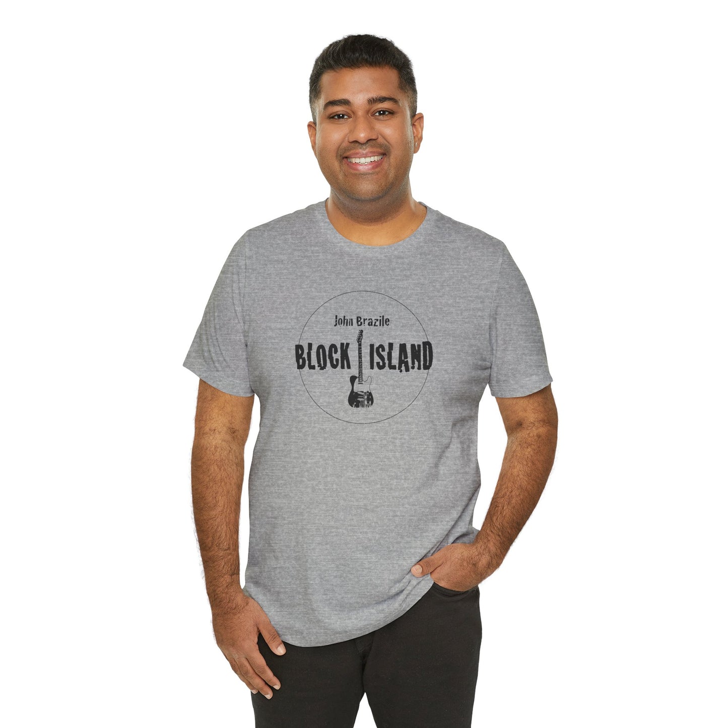 Block Island John Brazile - Unisex Jersey Short Sleeve Tee