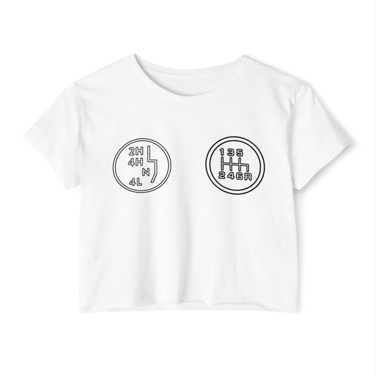 Crop Top 4-Low/Stick Shift  - Women's