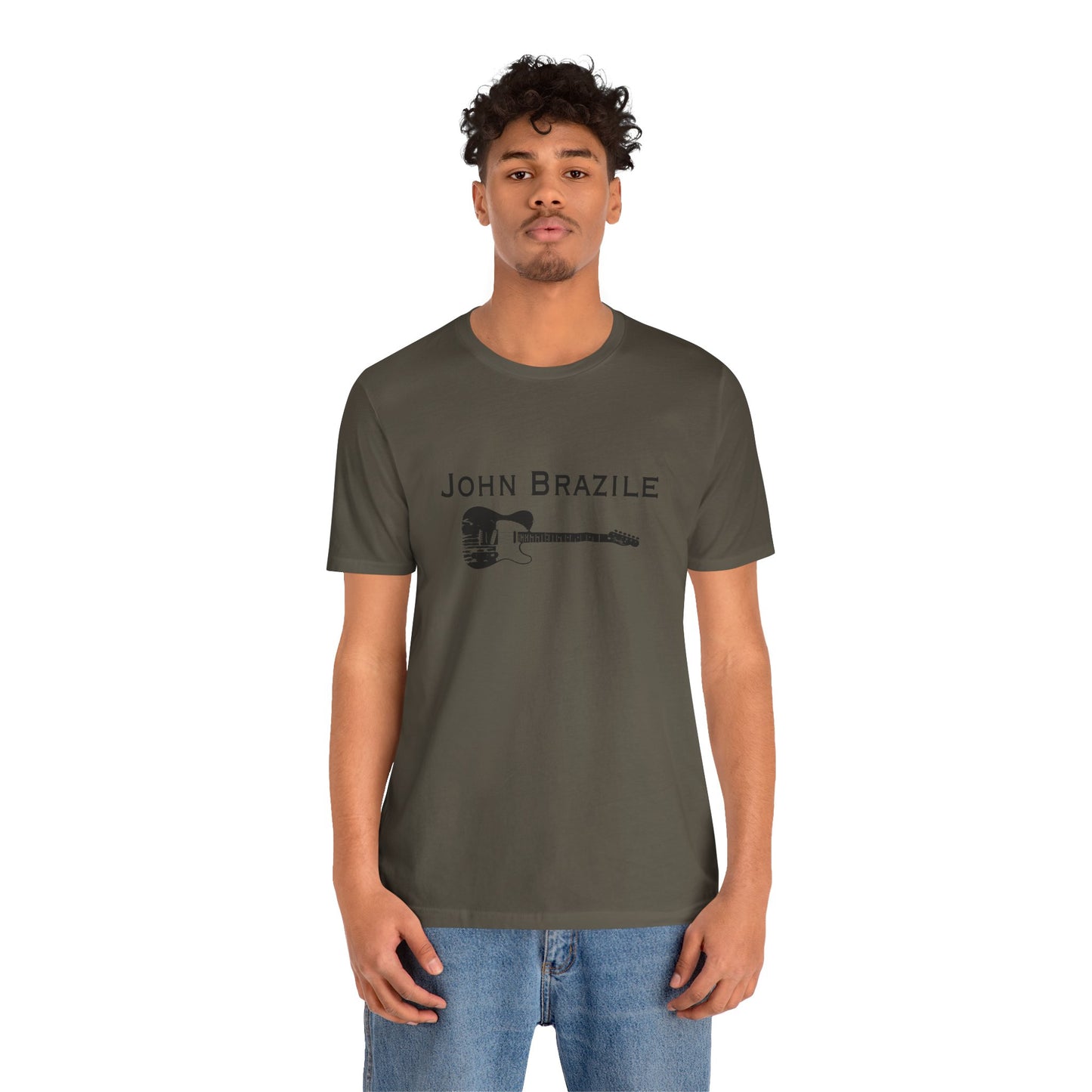 A Classic: The John Brazile Guitar Tee  - Unisex Jersey Short Sleeve