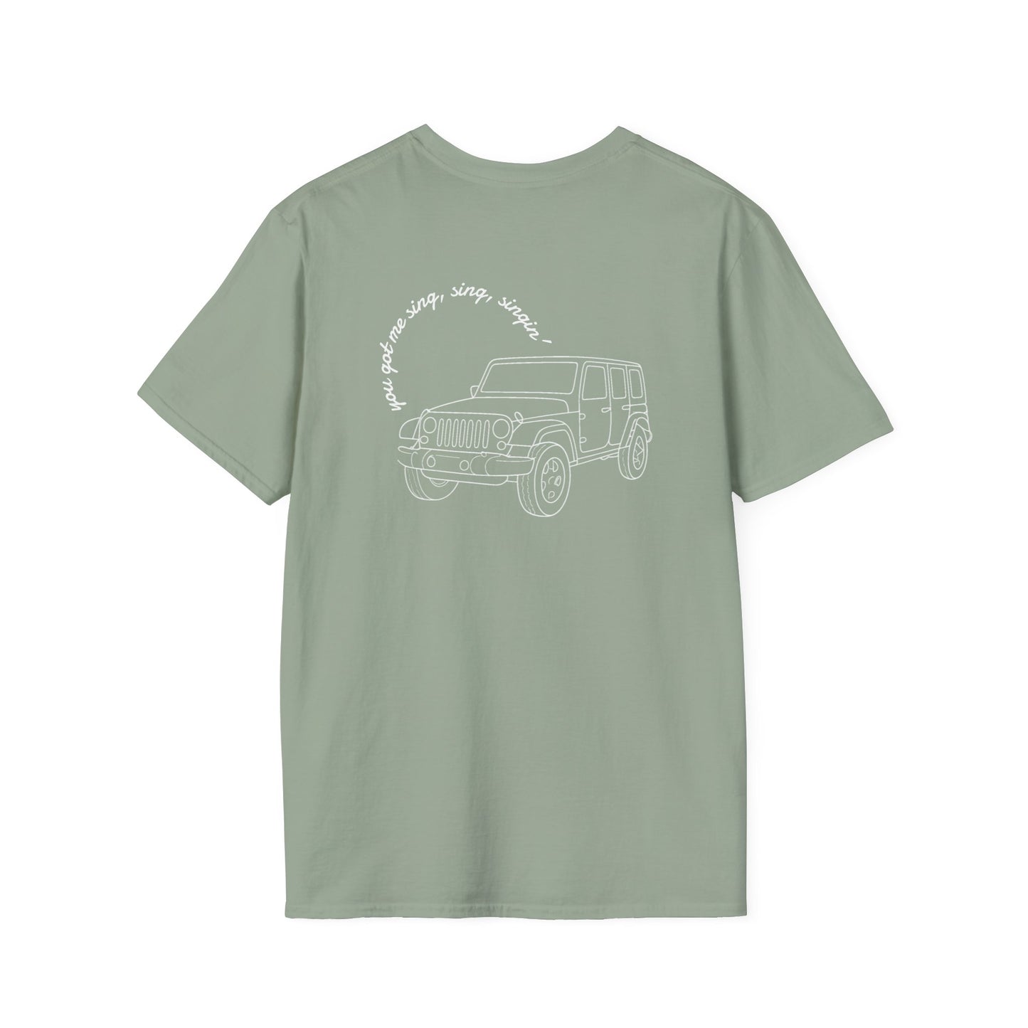 Can Always Tell "Play the Song / Sing, Singin'" Outline Tee
