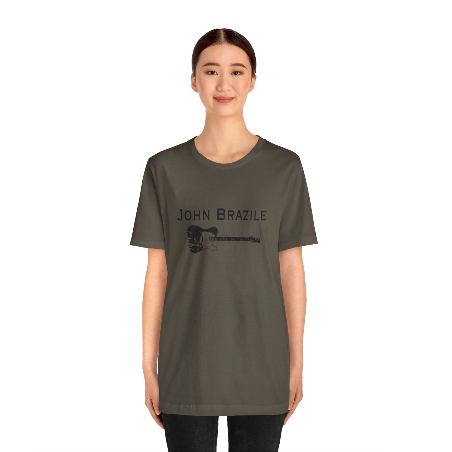 A Classic: The John Brazile Guitar Tee  - Unisex Jersey Short Sleeve