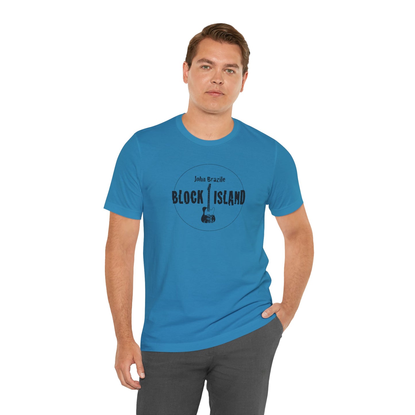 Block Island John Brazile - Unisex Jersey Short Sleeve Tee