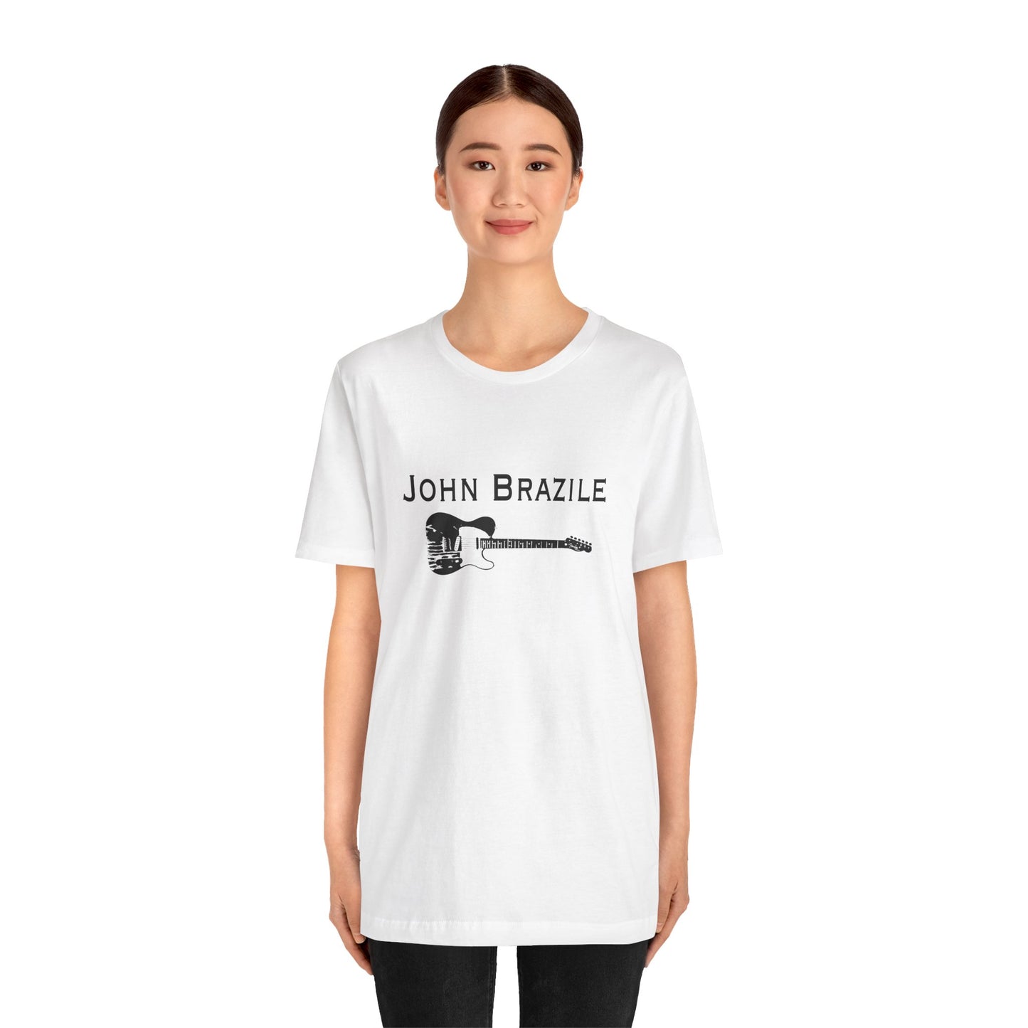 A Classic: The John Brazile Guitar Tee  - Unisex Jersey Short Sleeve