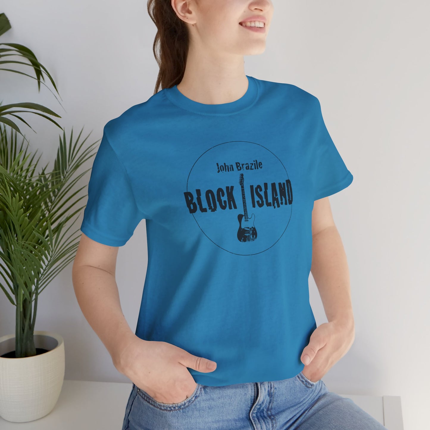 Block Island John Brazile - Unisex Jersey Short Sleeve Tee