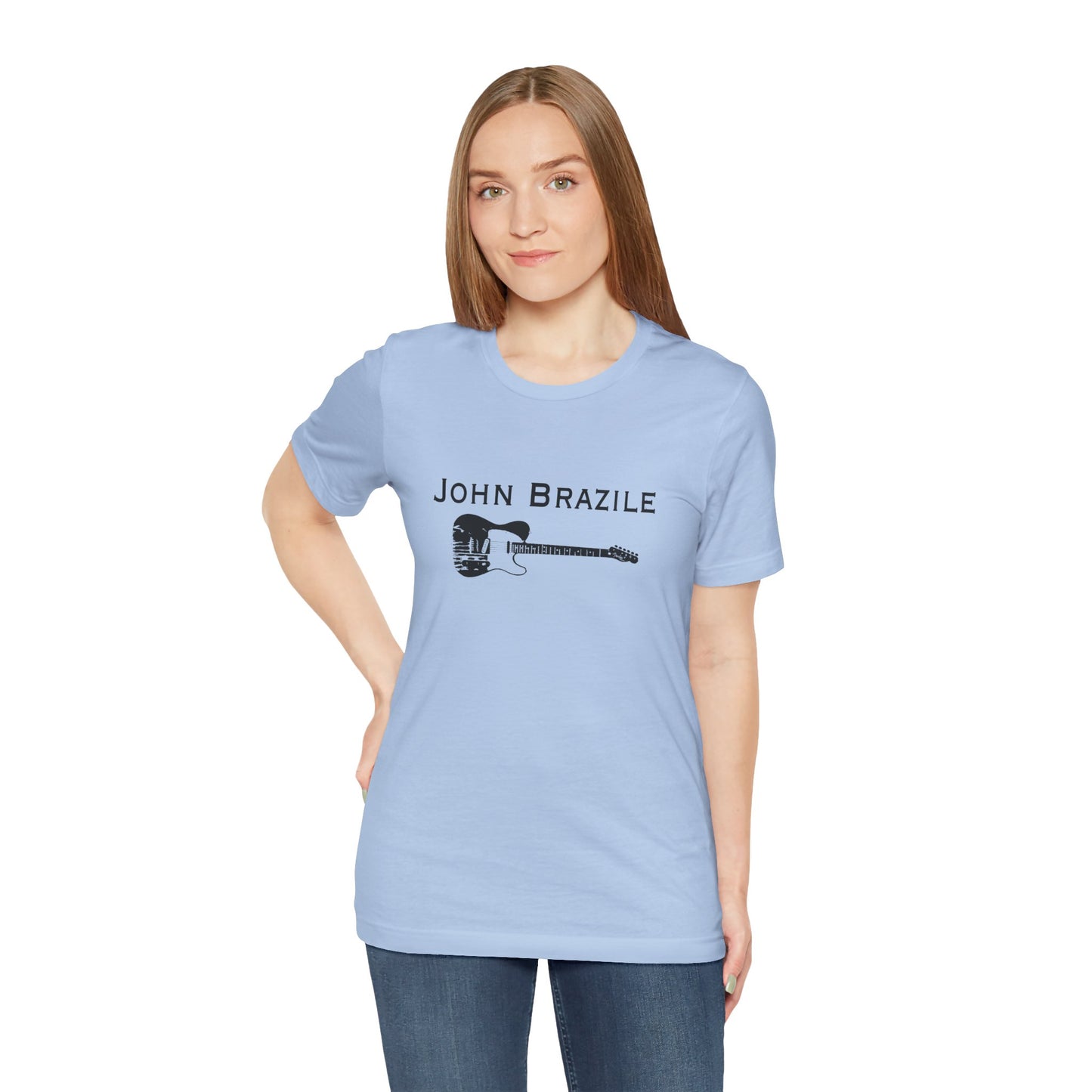 A Classic: The John Brazile Guitar Tee  - Unisex Jersey Short Sleeve
