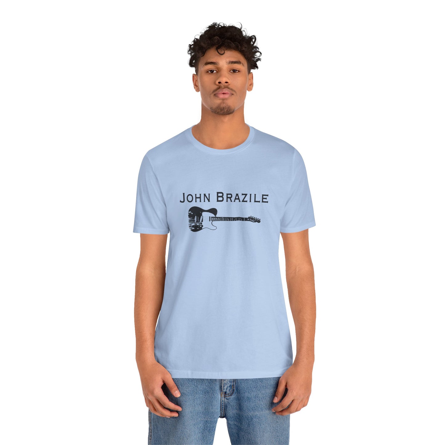 A Classic: The John Brazile Guitar Tee  - Unisex Jersey Short Sleeve