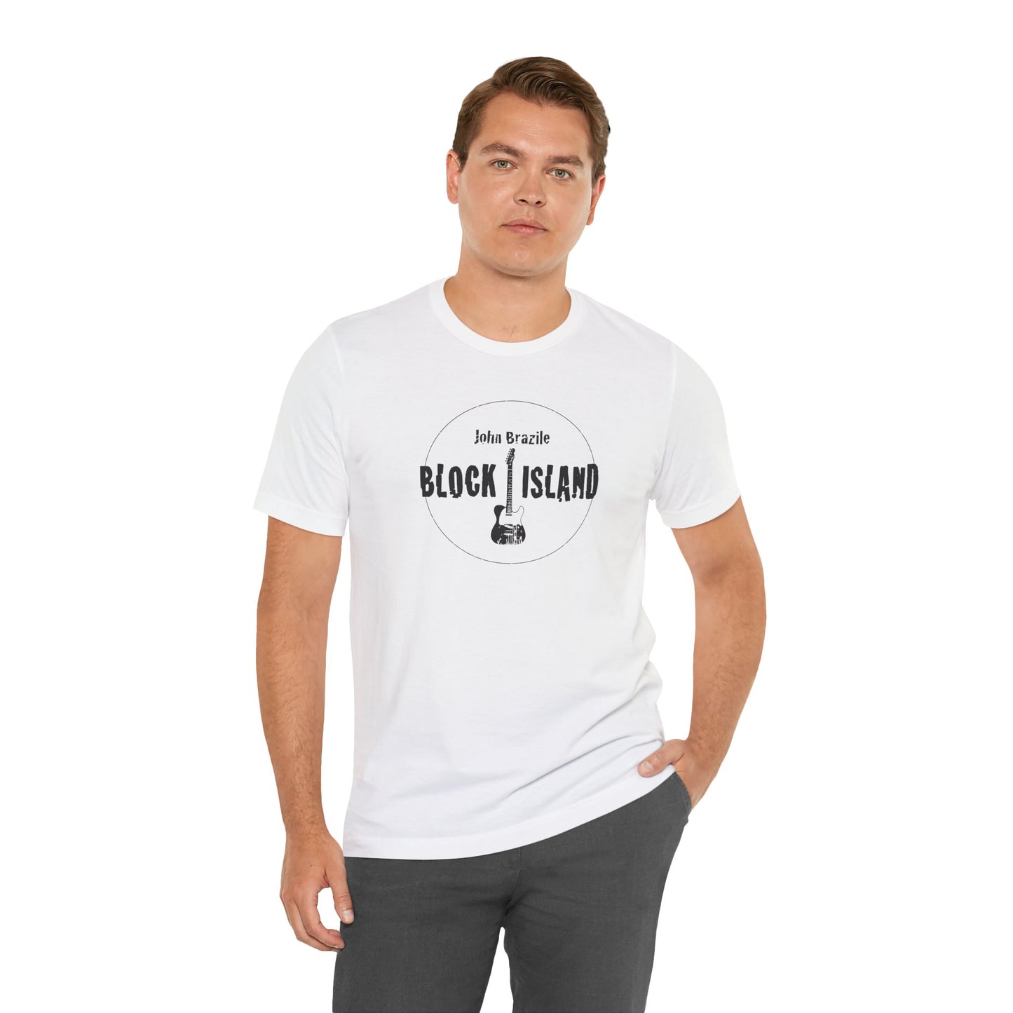 Block Island John Brazile - Unisex Jersey Short Sleeve Tee