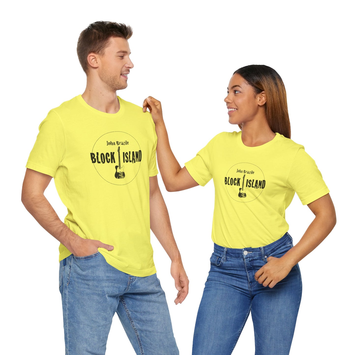 Block Island John Brazile - Unisex Jersey Short Sleeve Tee