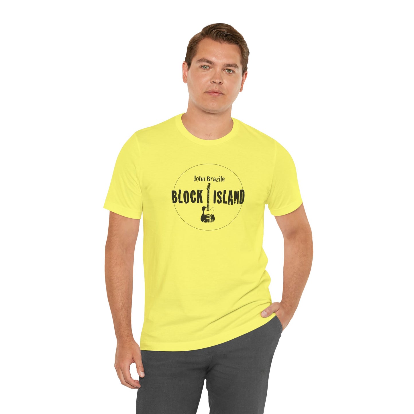 Block Island John Brazile - Unisex Jersey Short Sleeve Tee