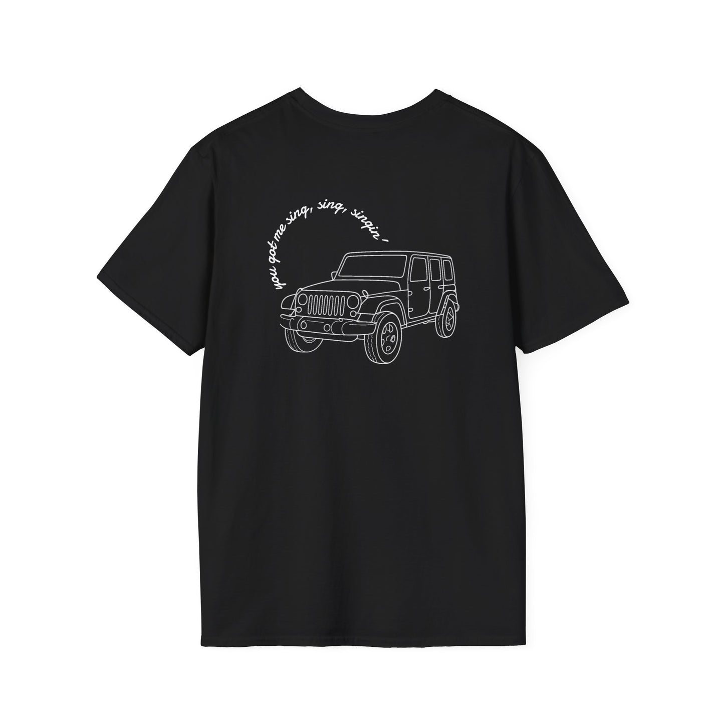 Can Always Tell "Play the Song / Sing, Singin'" Outline Tee