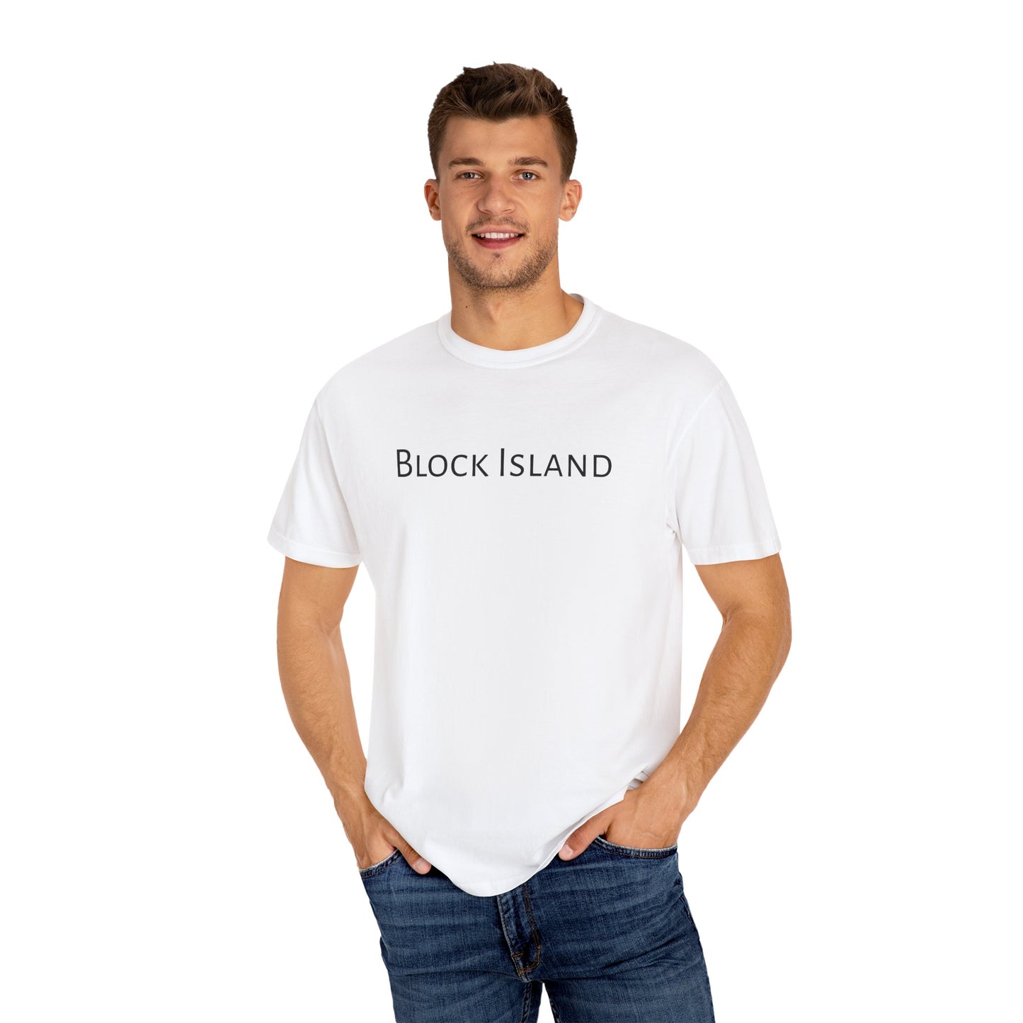 Block Island, "Guitar, No Boat" John Brazile Tee