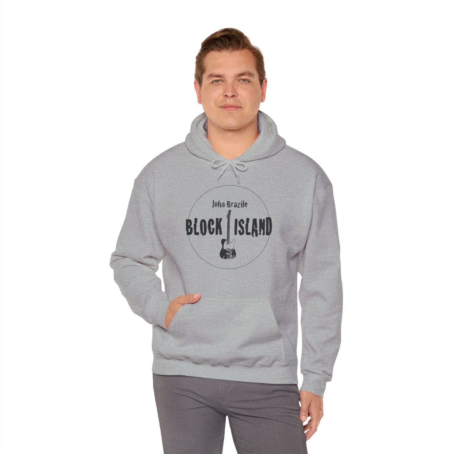 Block Island John Brazile - Unisex Heavy Blend Hooded Sweatshirt