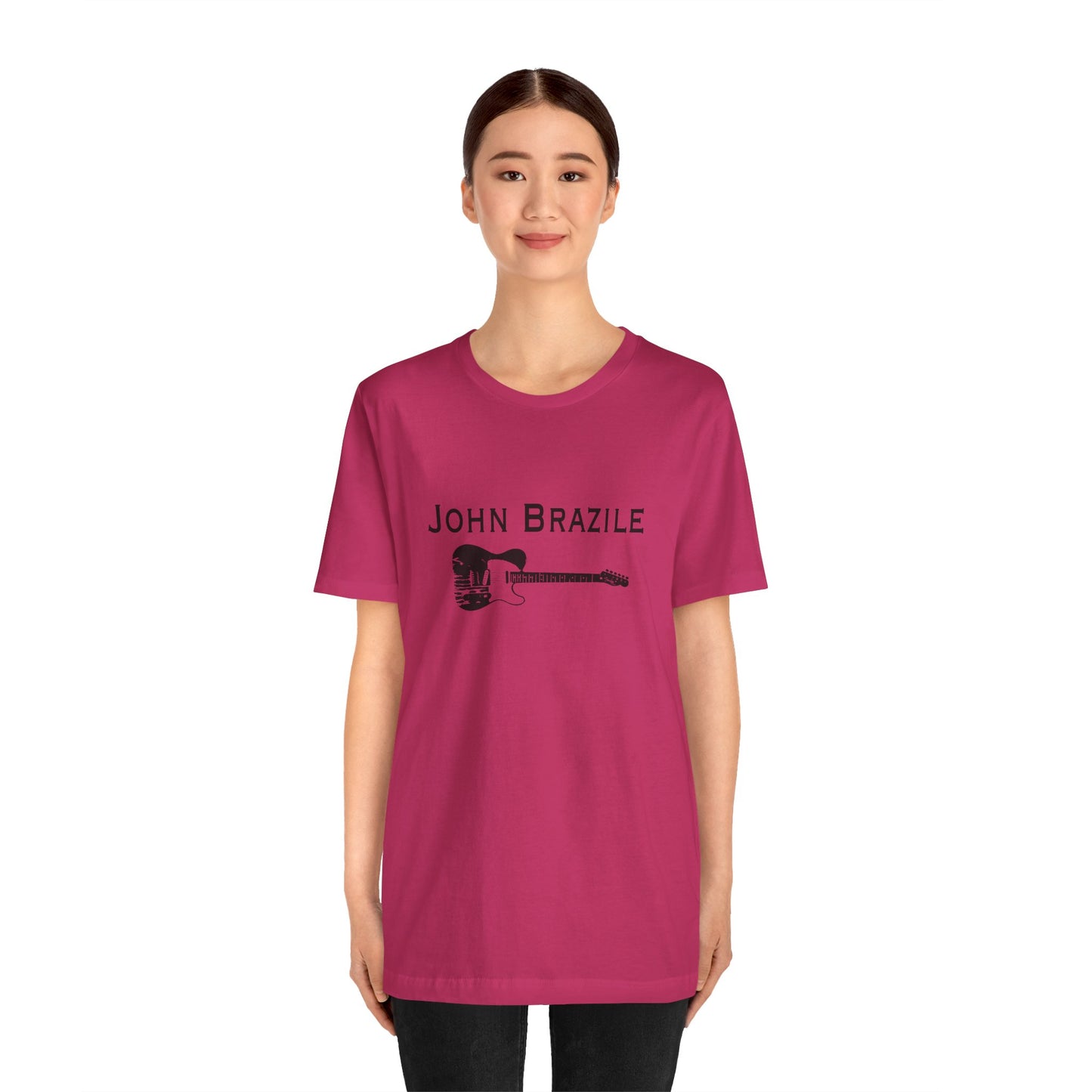 A Classic: The John Brazile Guitar Tee  - Unisex Jersey Short Sleeve