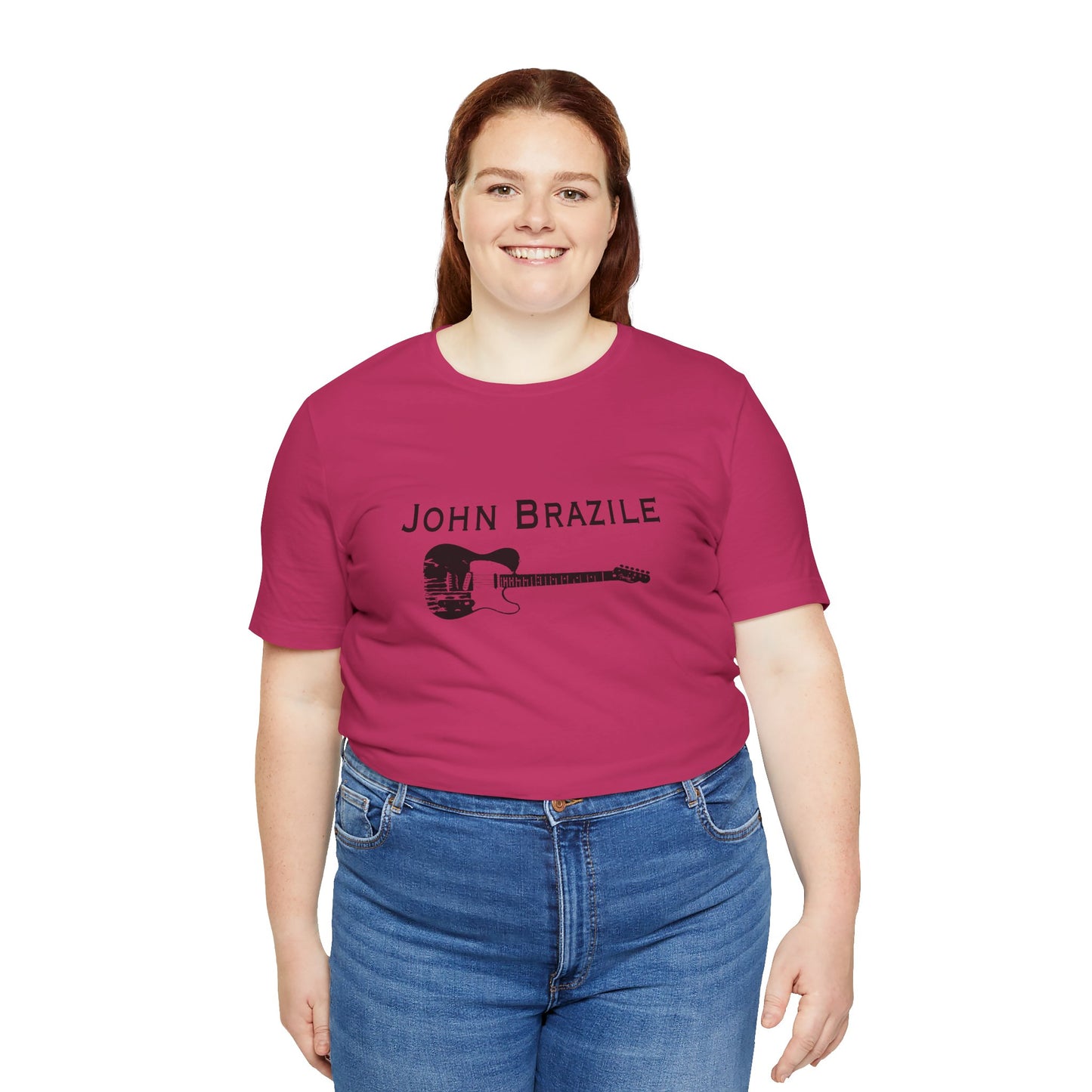 A Classic: The John Brazile Guitar Tee  - Unisex Jersey Short Sleeve
