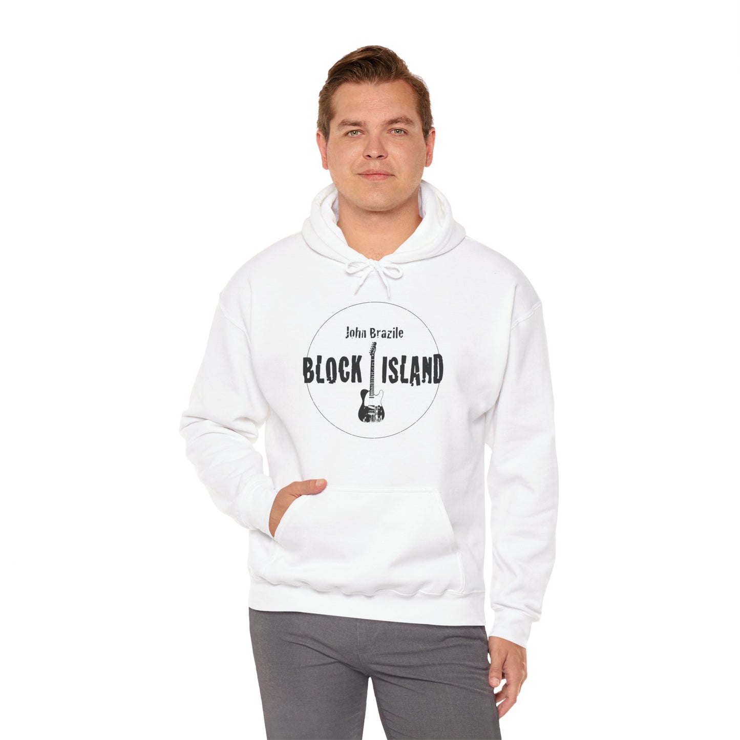 Block Island John Brazile - Unisex Heavy Blend Hooded Sweatshirt