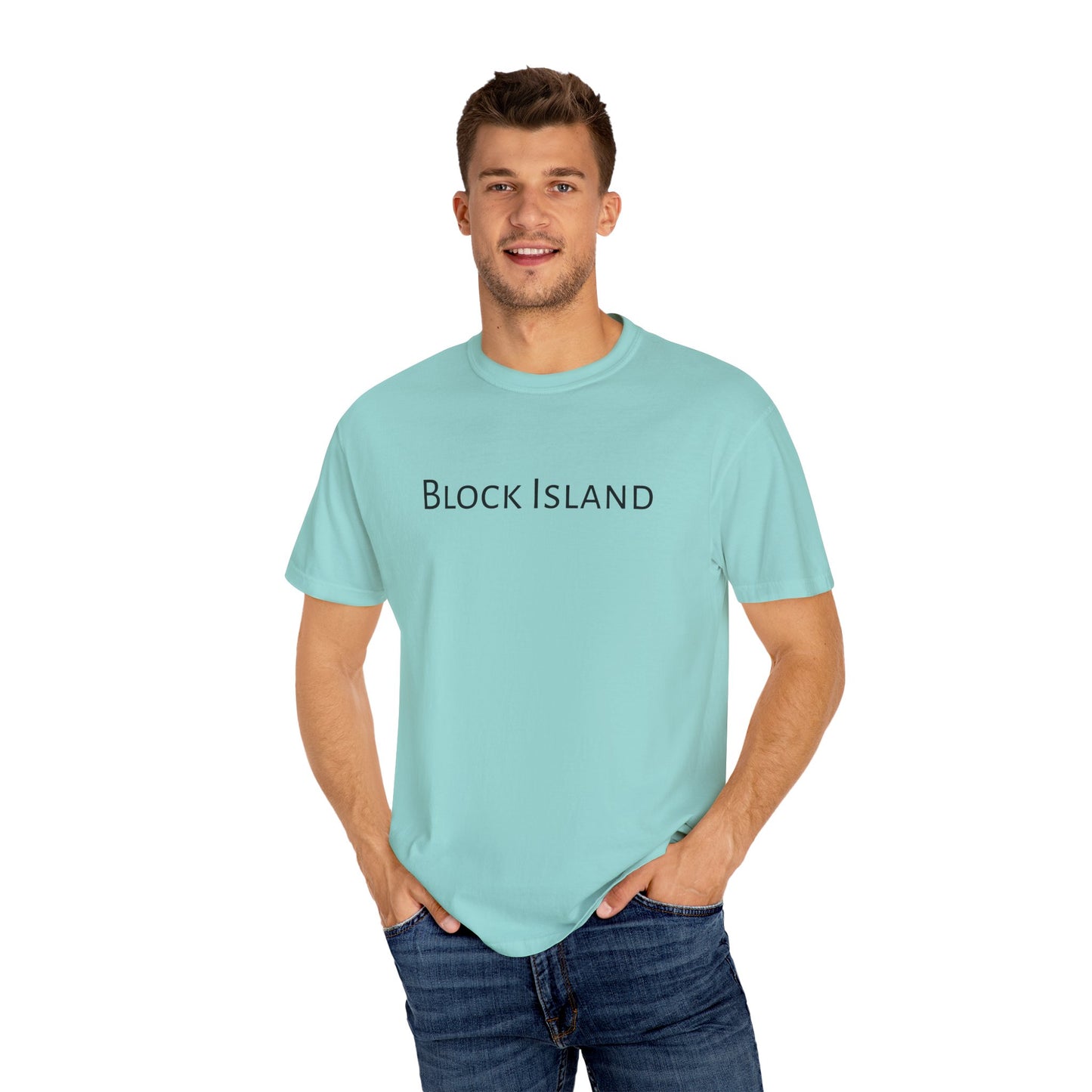 Block Island, "Guitar, No Boat" John Brazile Tee