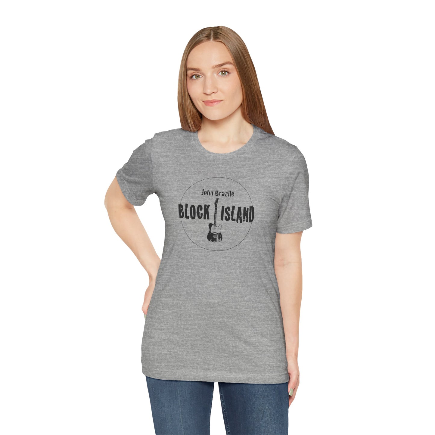 Block Island John Brazile - Unisex Jersey Short Sleeve Tee