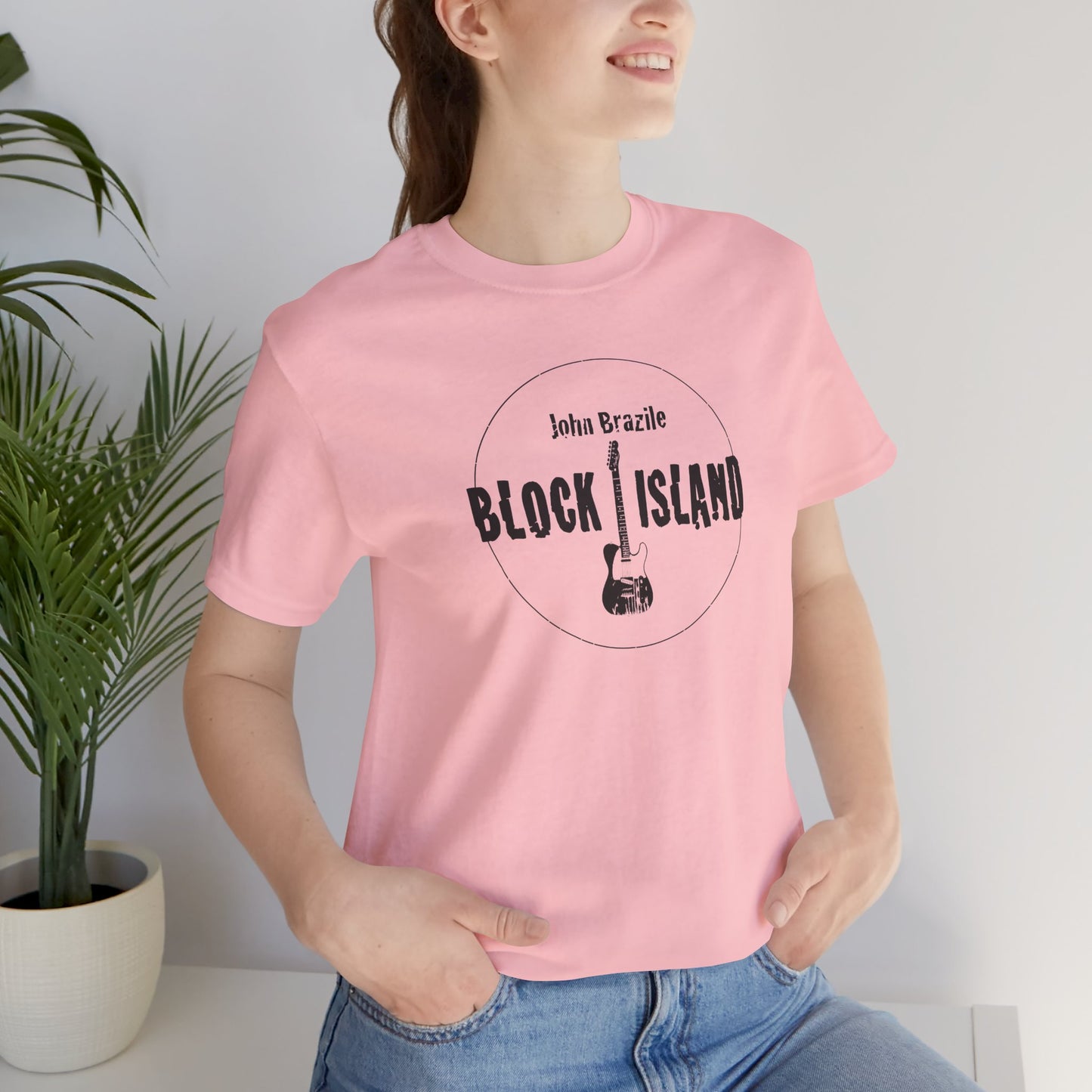 Block Island John Brazile - Unisex Jersey Short Sleeve Tee