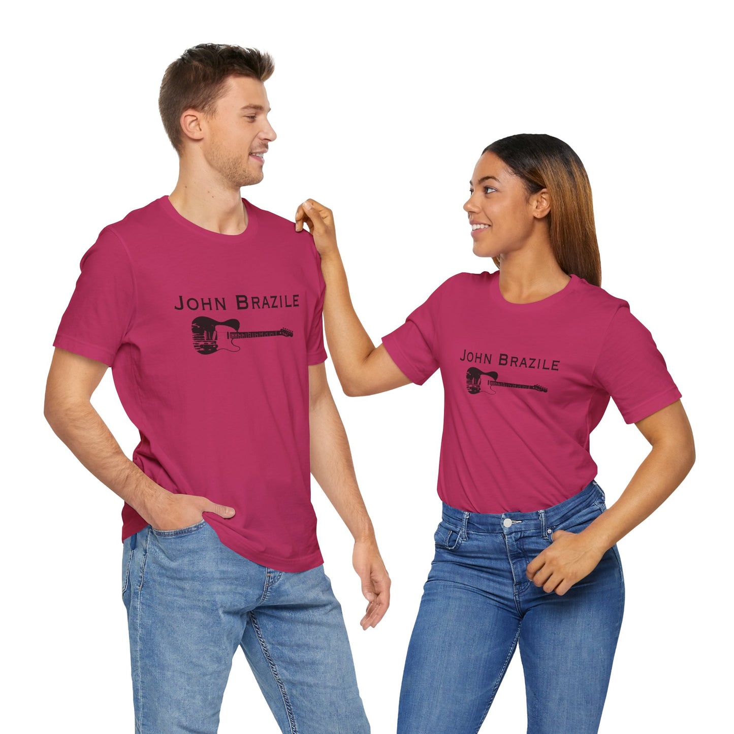 A Classic: The John Brazile Guitar Tee  - Unisex Jersey Short Sleeve