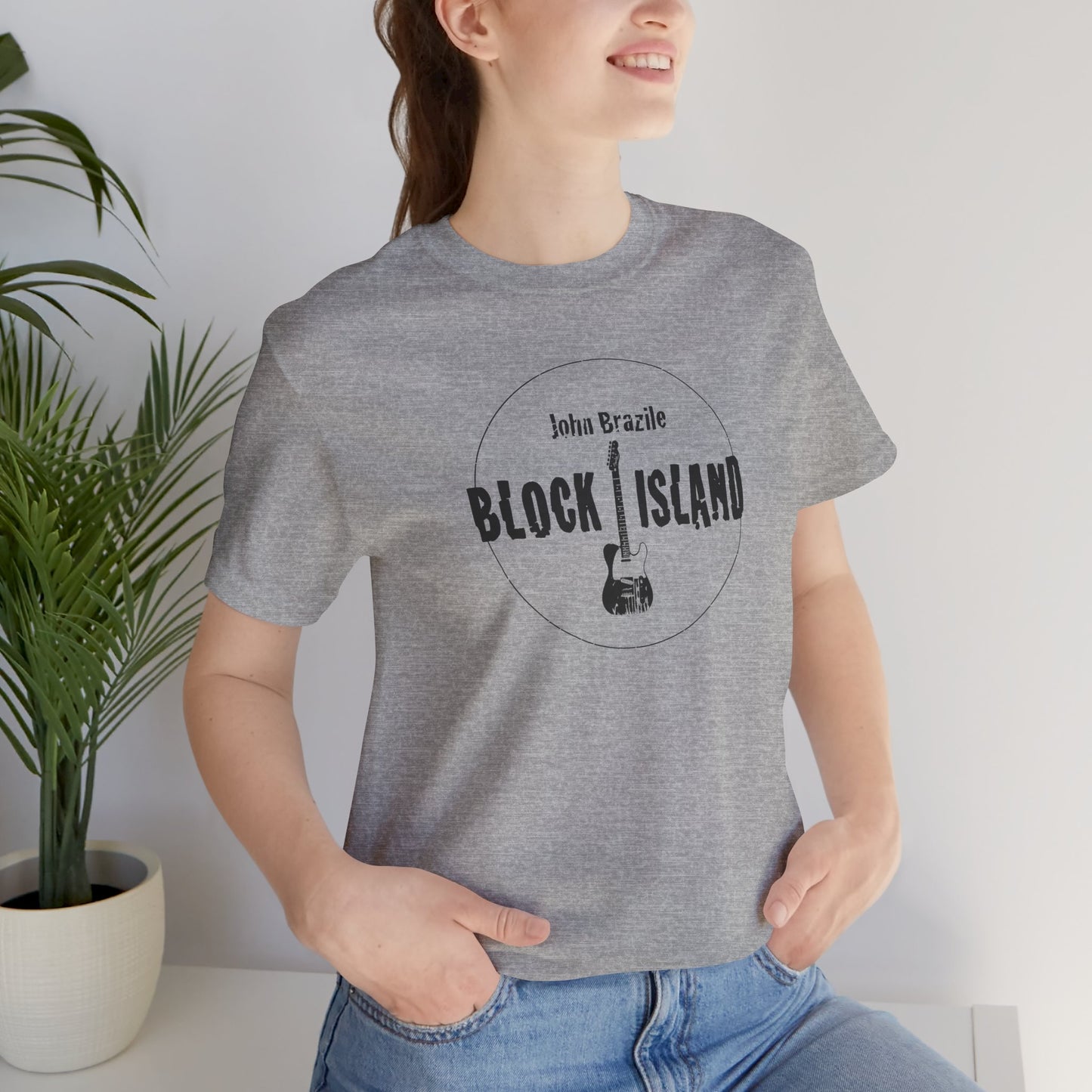 Block Island John Brazile - Unisex Jersey Short Sleeve Tee