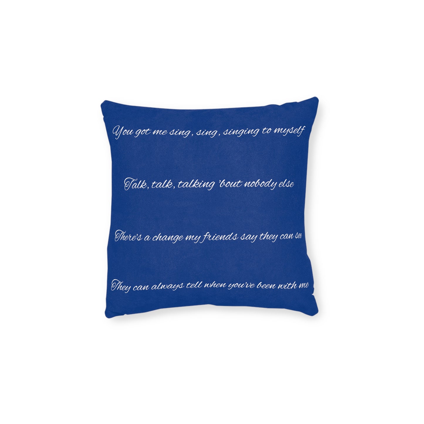 Can AlwaysTell - Square Pillow - Pink Back